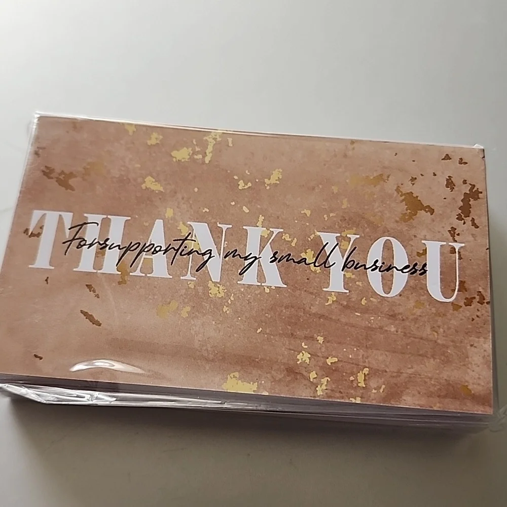 Thank You For Your Purchase  BUSINESS CARDS 50 COUNT